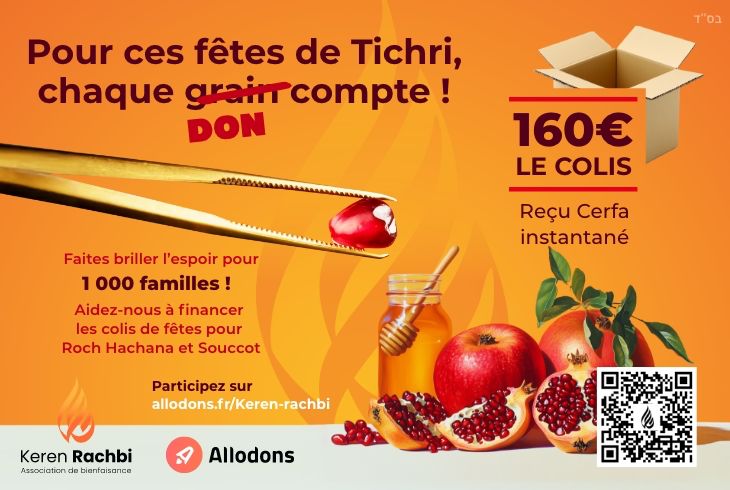 Campagne Tichri 2025 pour la confection de 1000 colis alimentaires