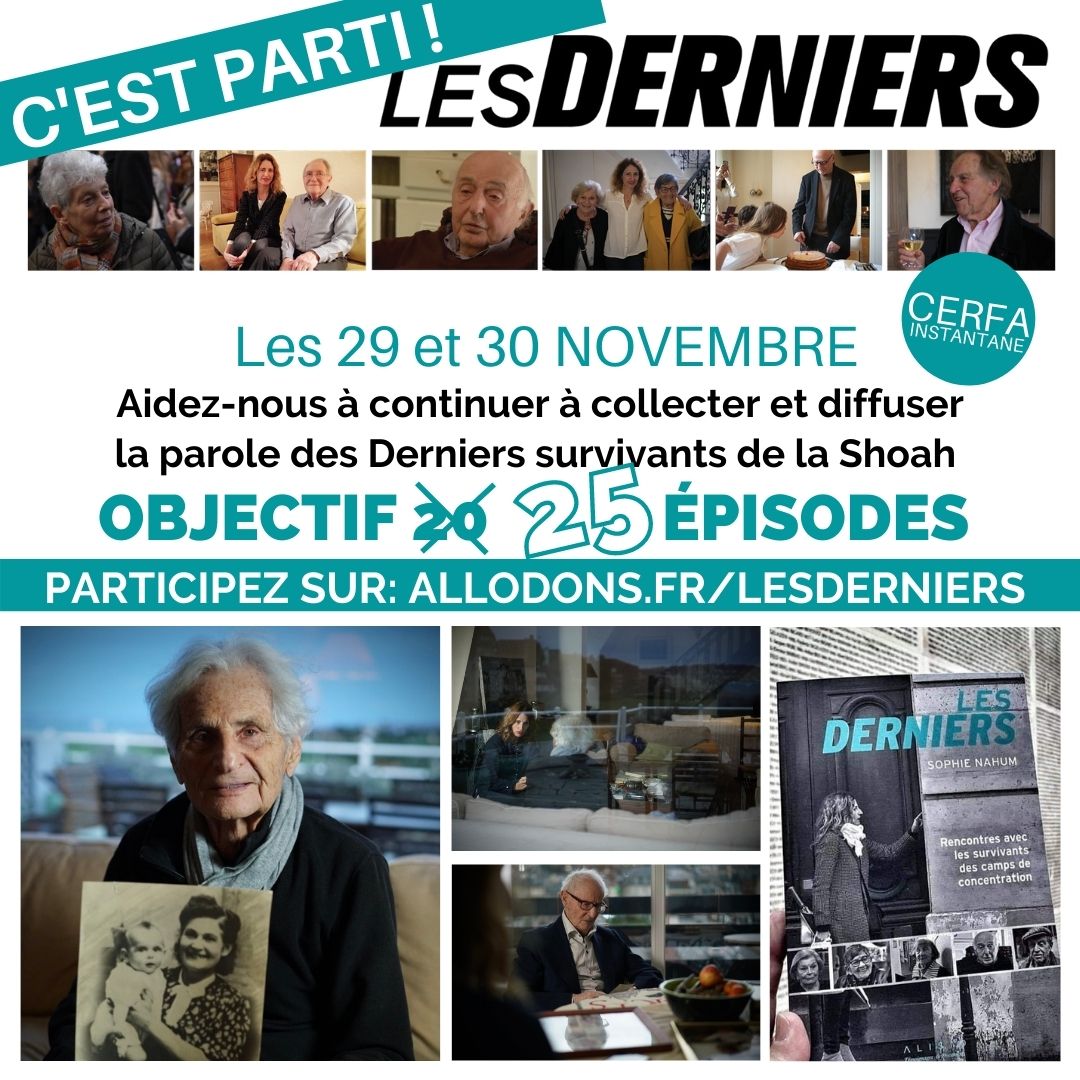 Aidez nous à collecter & diffuser la parole des Derniers survivants !