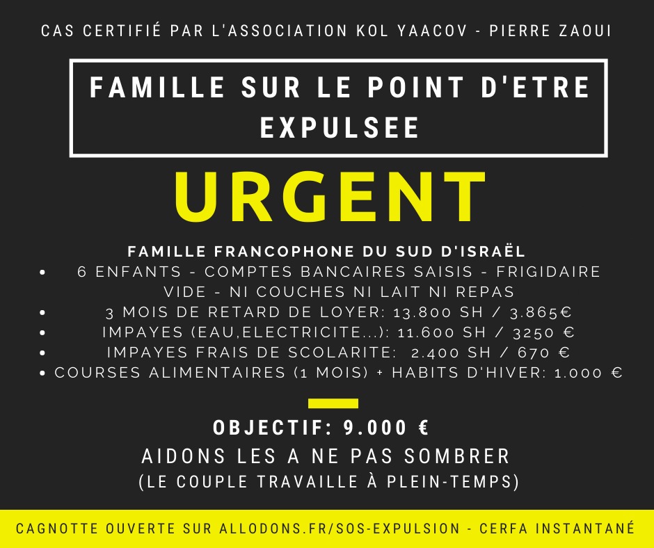Famille francophone sur le point d'être expulsée