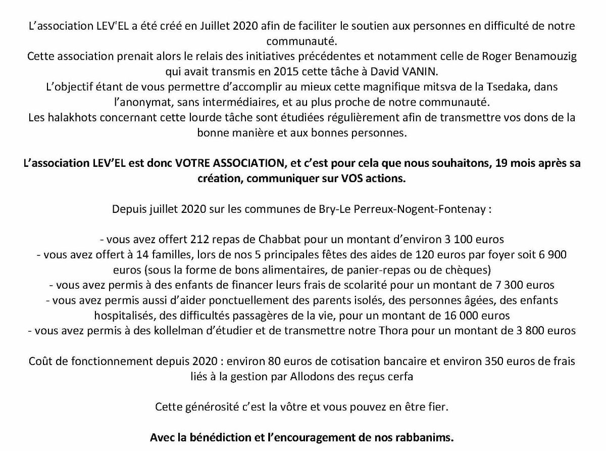 LEV'EL / Association caritative  - photo 1