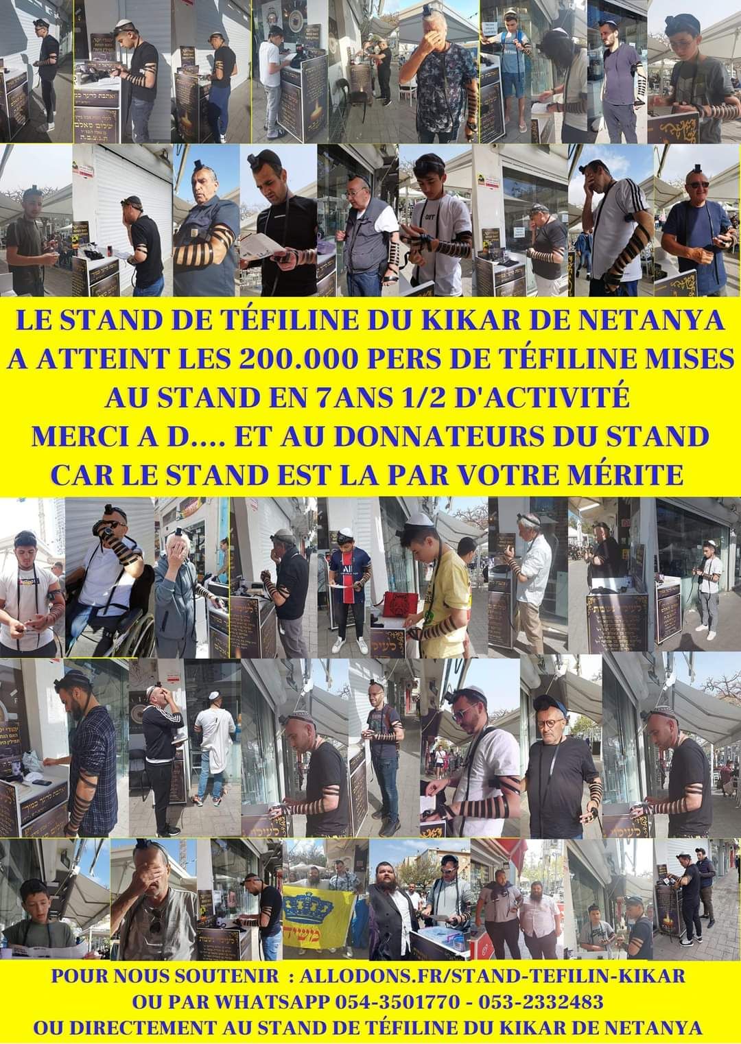 Stand de tefilin du Kikar de Natanya - photo 113