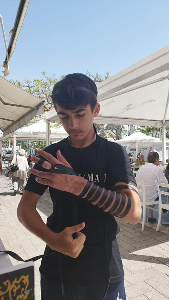 Stand de tefilin du Kikar de Natanya - photo 105