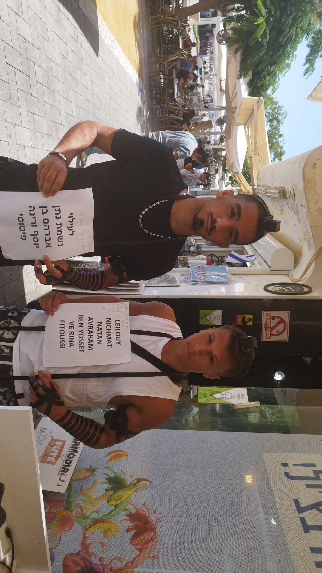 Stand de tefilin du Kikar de Natanya - photo 30