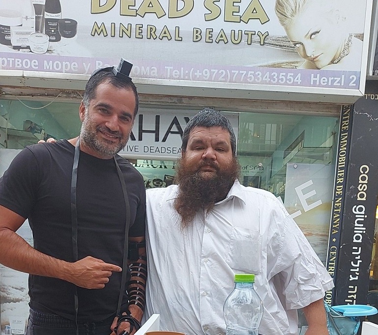 Stand de tefilin du Kikar de Natanya - photo 17
