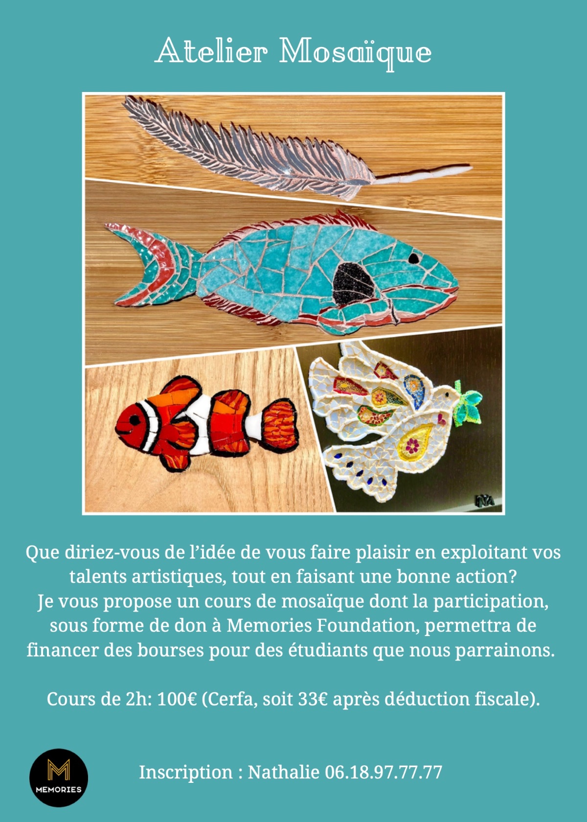 Atelier mosaïque 10 dec Neuilly CCJC - photo principale