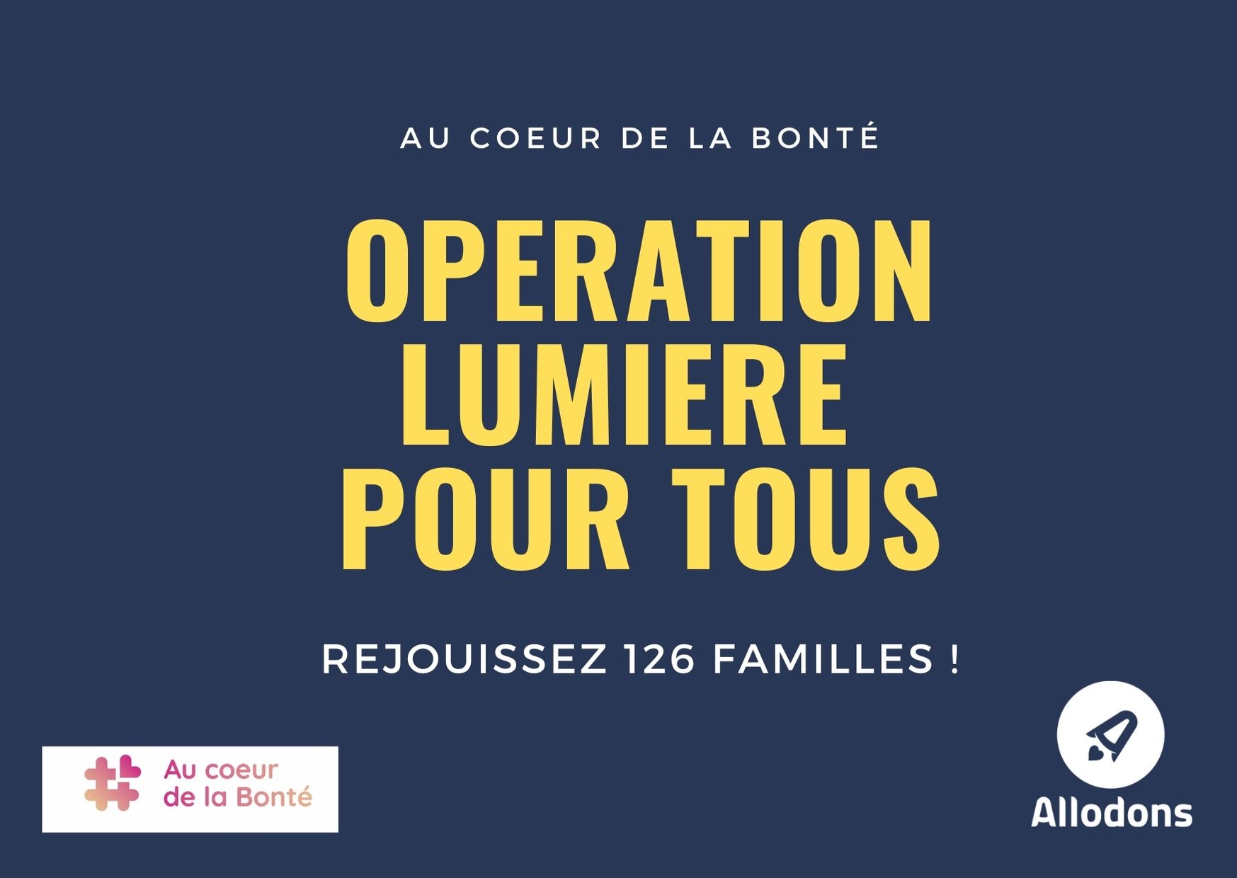 2020 : Opération Lumière de Hanouka !